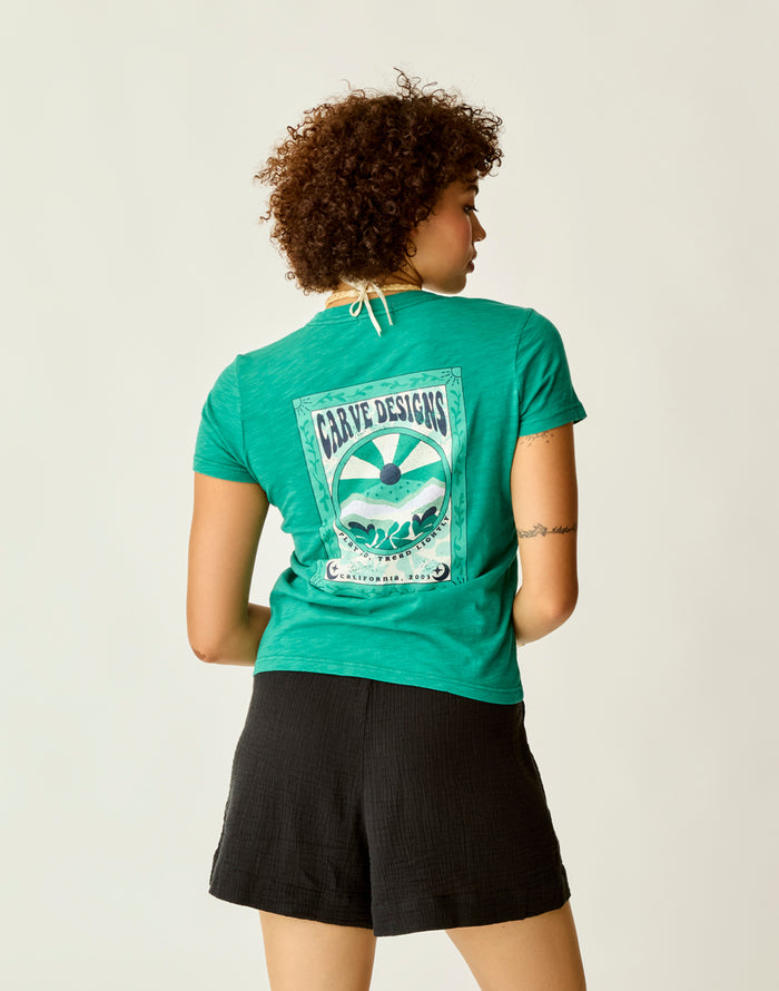 Cassidy Graphic Tee: Jade Poster - FINAL SALE