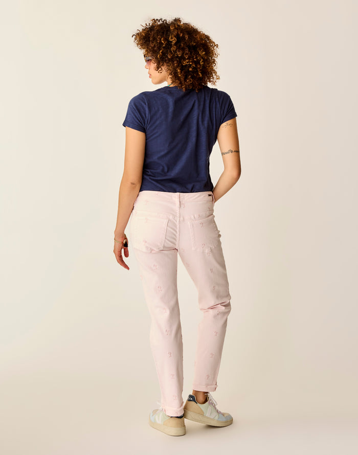 Cassidy Graphic Tee: Navy Celestial - FINAL SALE