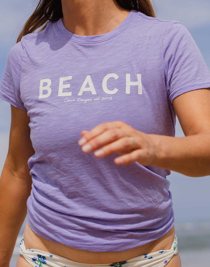 Cassidy Graphic Tee: Tulip Beach - FINAL SALE