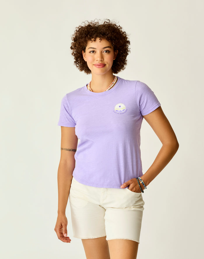 Cassidy Graphic Tee: Tulip Poster - FINAL SALE