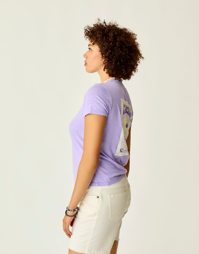 Cassidy Graphic Tee: Tulip Poster - FINAL SALE