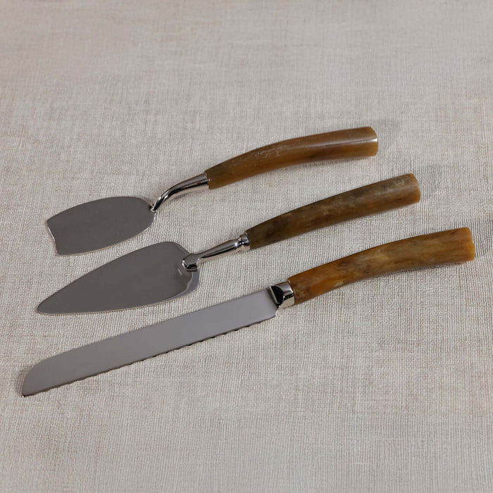 Cheese Set with Resin Handles - Set of 3
