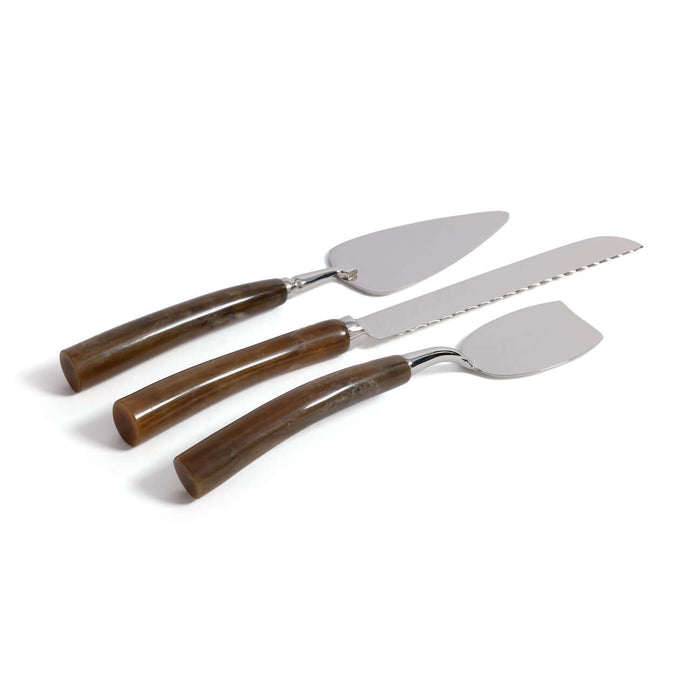 Cheese Set with Resin Handles - Set of 3
