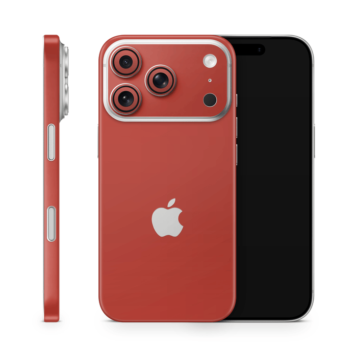 Cherry Red Apple iPhone Decal Skins