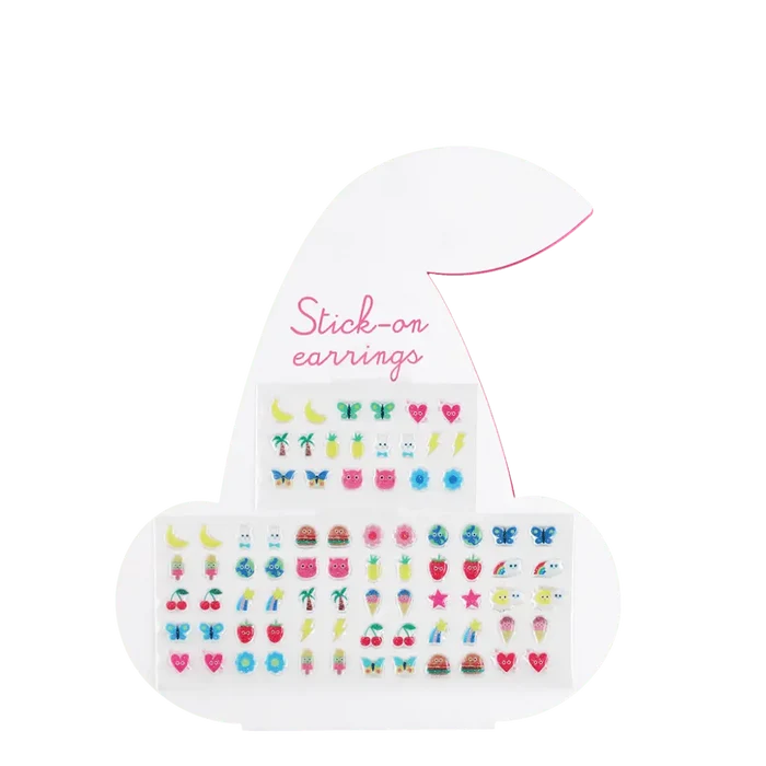 Cherry Stick On Earrings