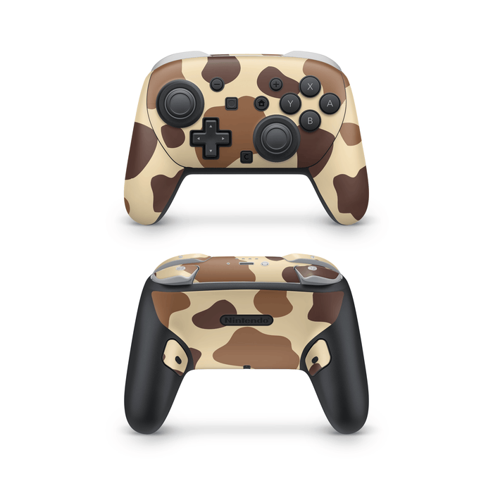 Chocolate Moo Moo Nintendo Switch Pro Controller Decal Skins