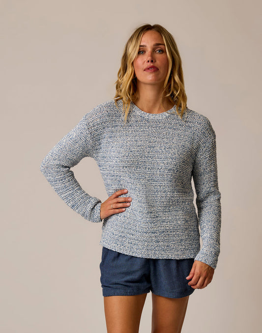 Clarissa Marled Sweater: Captain