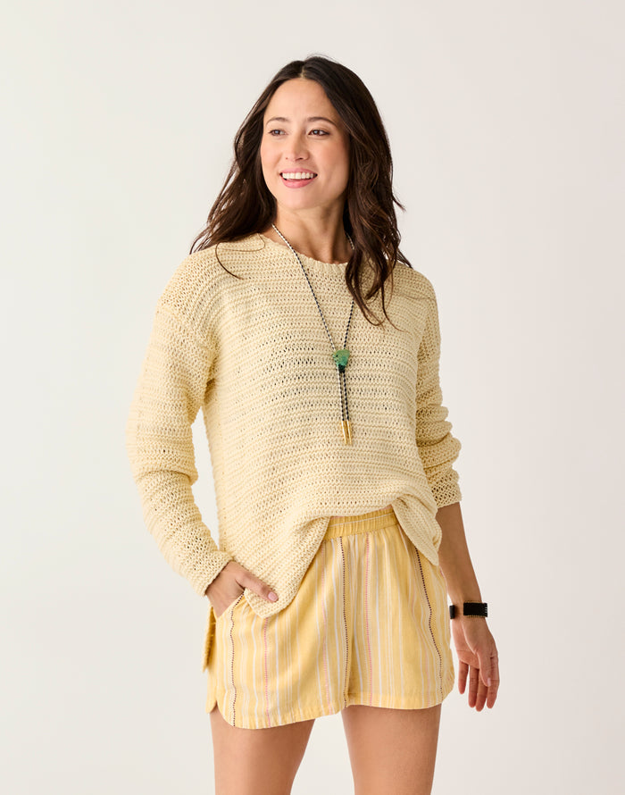 Clarissa Sweater: Dogwood - FINAL SALE