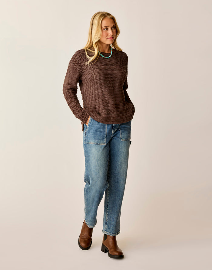 Clarissa Sweater: Espresso