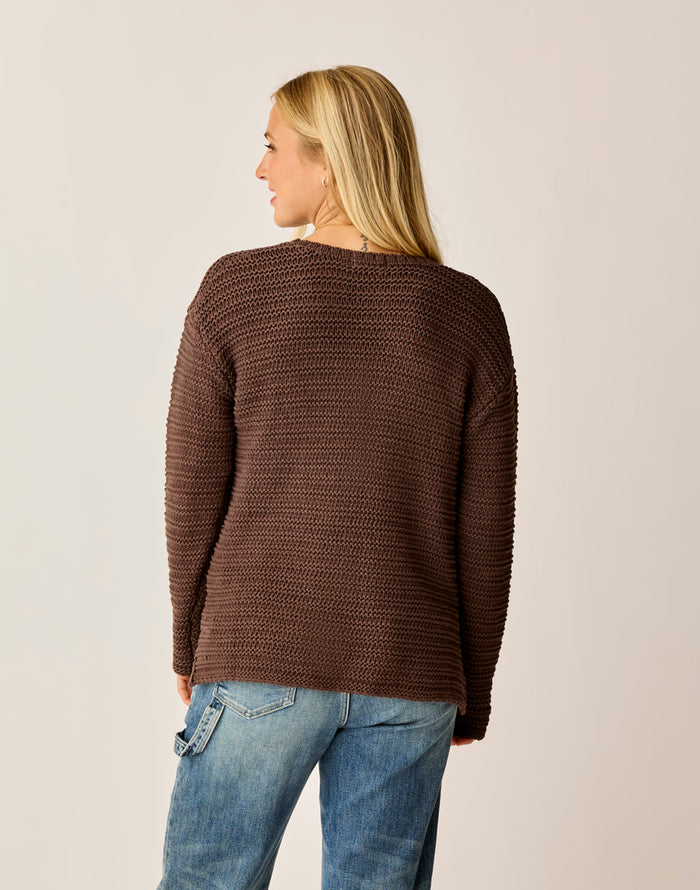 Clarissa Sweater: Espresso