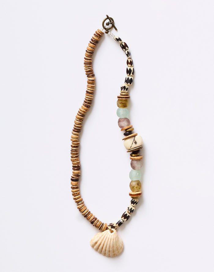 Classic Shell Necklace: Multi