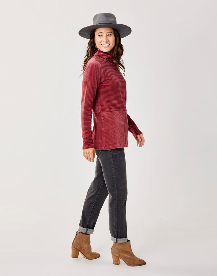 Collette Tunic: Brick