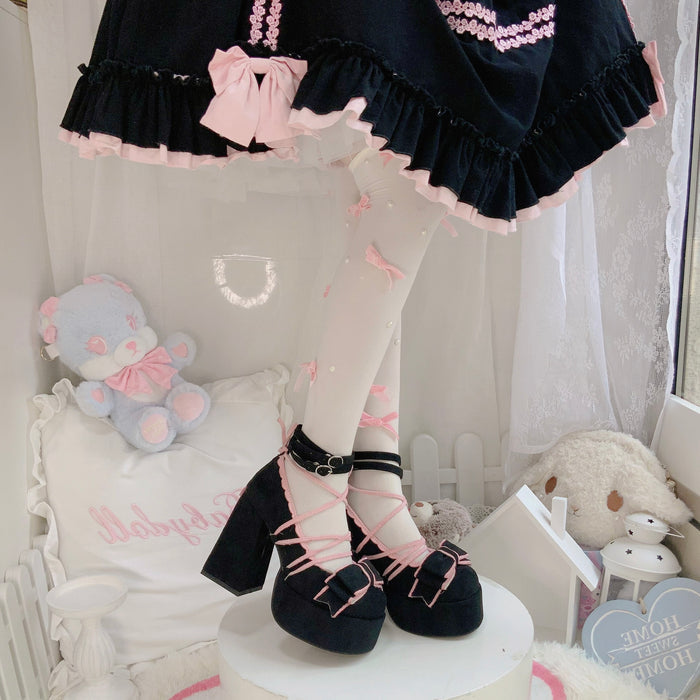 ♡ Confession Rose ♡ - Velvet Dolly High Heels