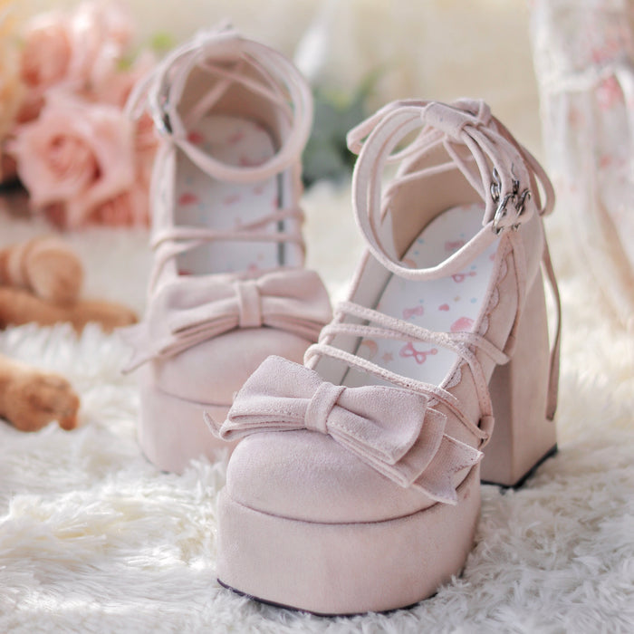 ♡ Confession Rose ♡ - Velvet Dolly High Heels