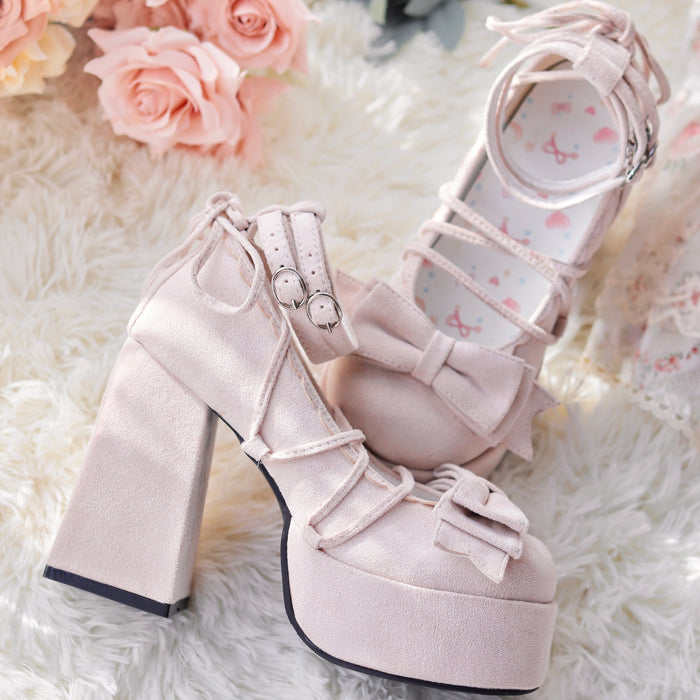 ♡ Confession Rose ♡ - Velvet Dolly High Heels