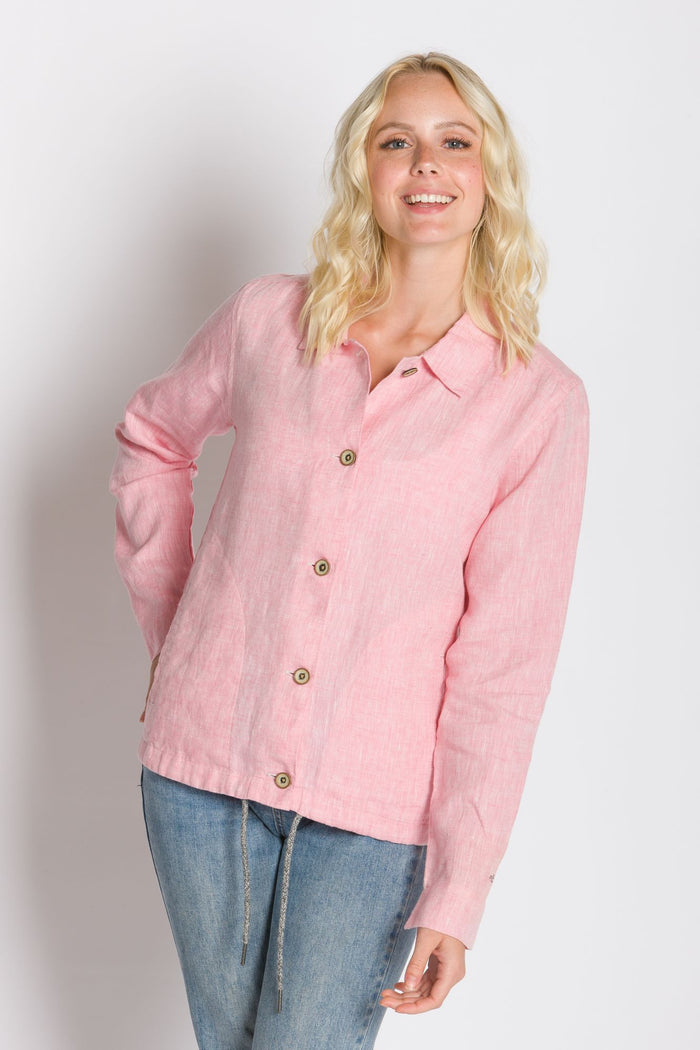Cora | Women's Linen Woven Jacket