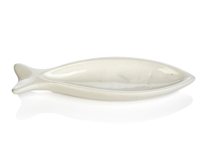 Coral Beach Ceramic Fish Bowl - Bowls by Carlyle Avenue