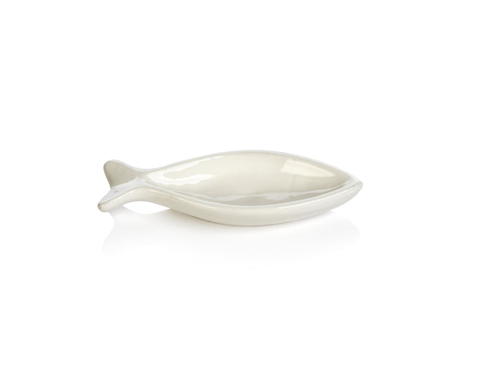 Coral Beach Ceramic Fish Bowl - Bowls by Carlyle Avenue