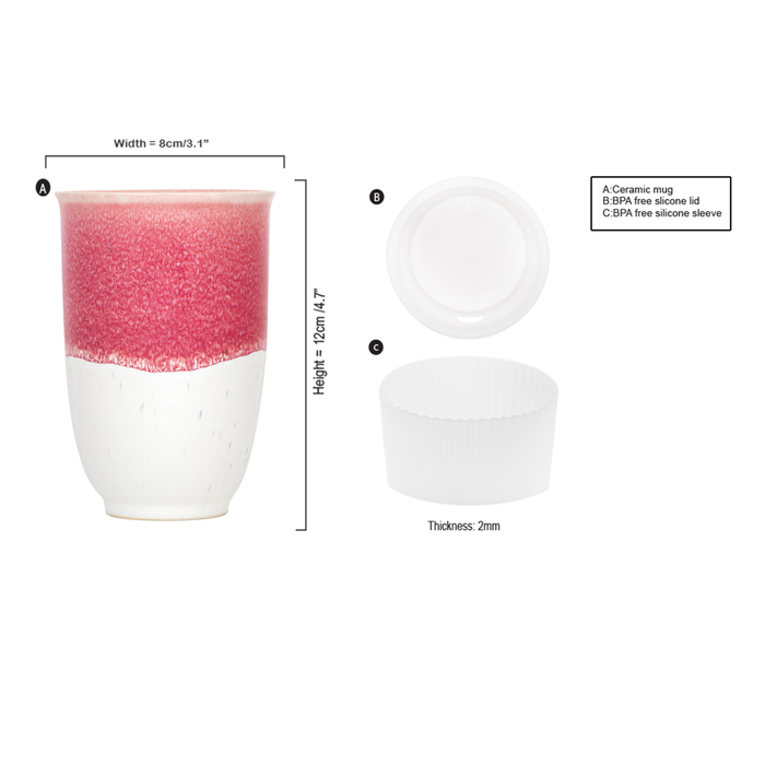 Coral Pink Cup