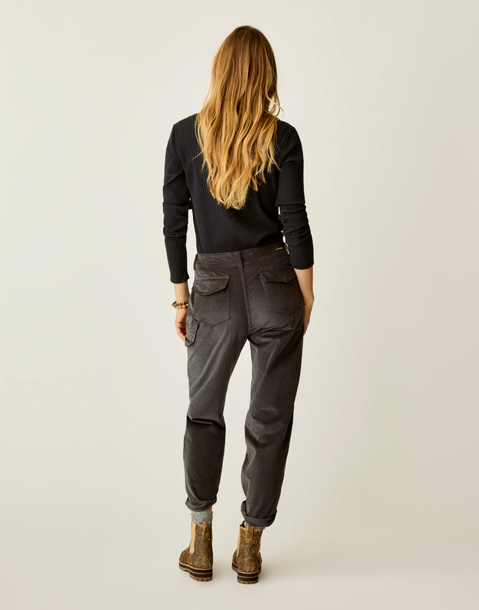 Corey Butter Pant: Washed Black