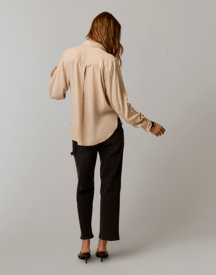Corey Denim Pant: Washed Black
