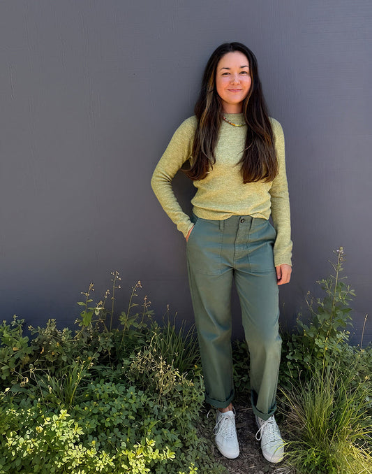 Corey Twill Pant: Laurel