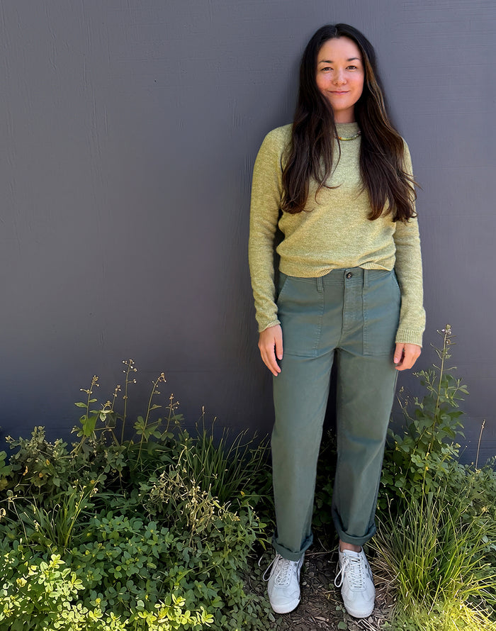 Corey Twill Pant: Laurel
