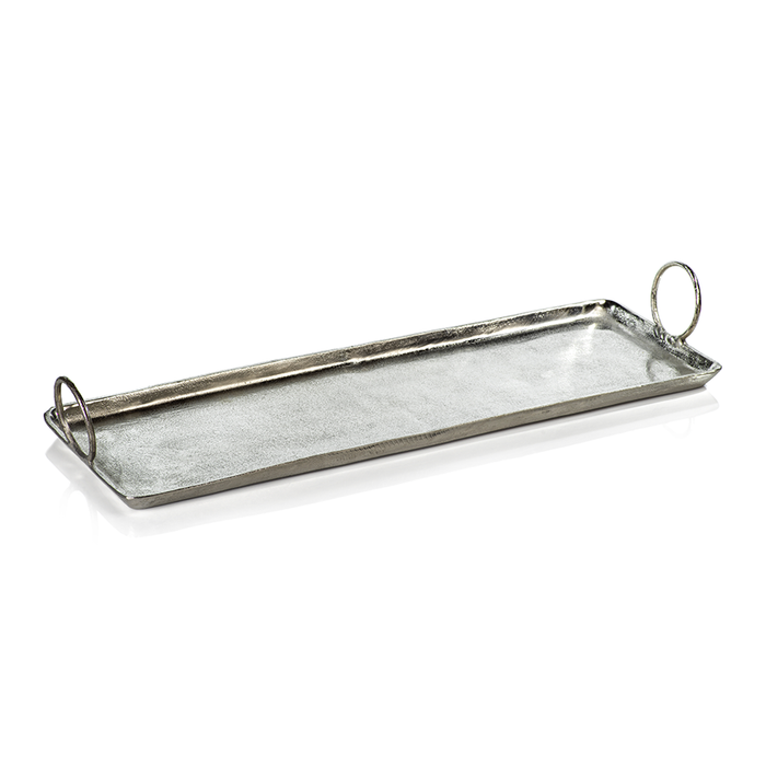 Costa Brava Raw Aluminum Tray - Tray by Carlyle Avenue