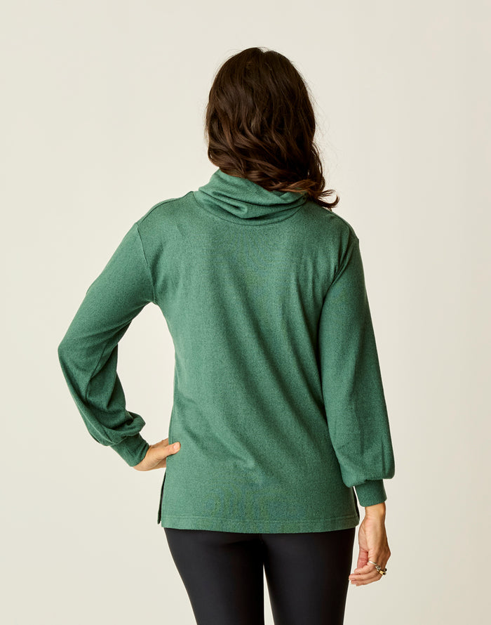 Cove Supersoft Cowl: Bistro Heather