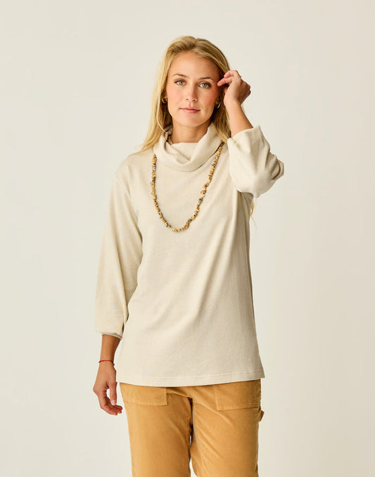 Cove Supersoft Cowl: Cement Heather