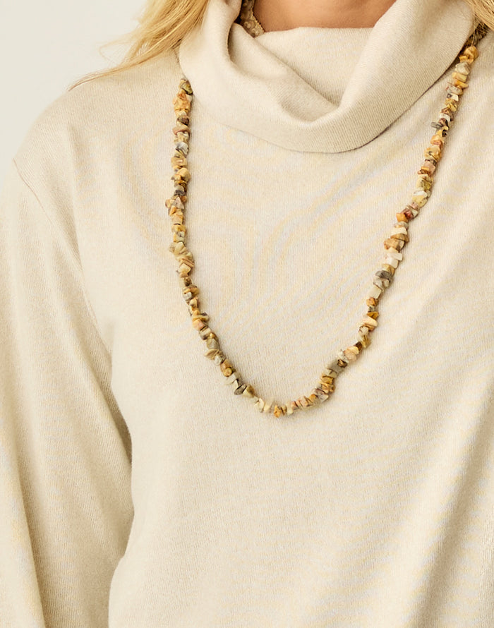 Cove Supersoft Cowl: Cement Heather