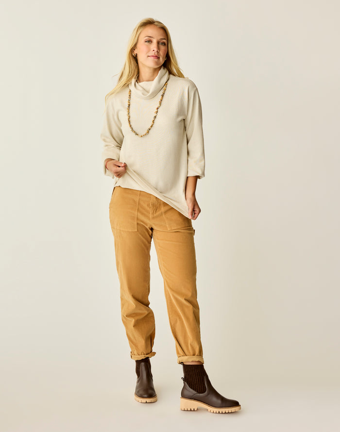 Cove Supersoft Cowl: Cement Heather