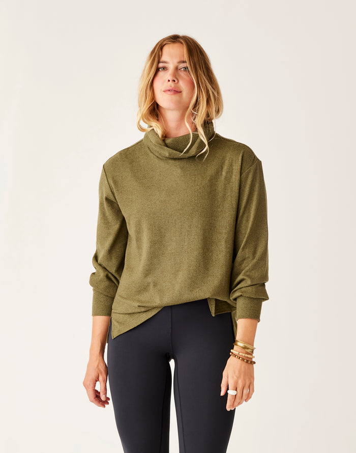 Cove Supersoft Cowl: Fir Heather - FINAL SALE