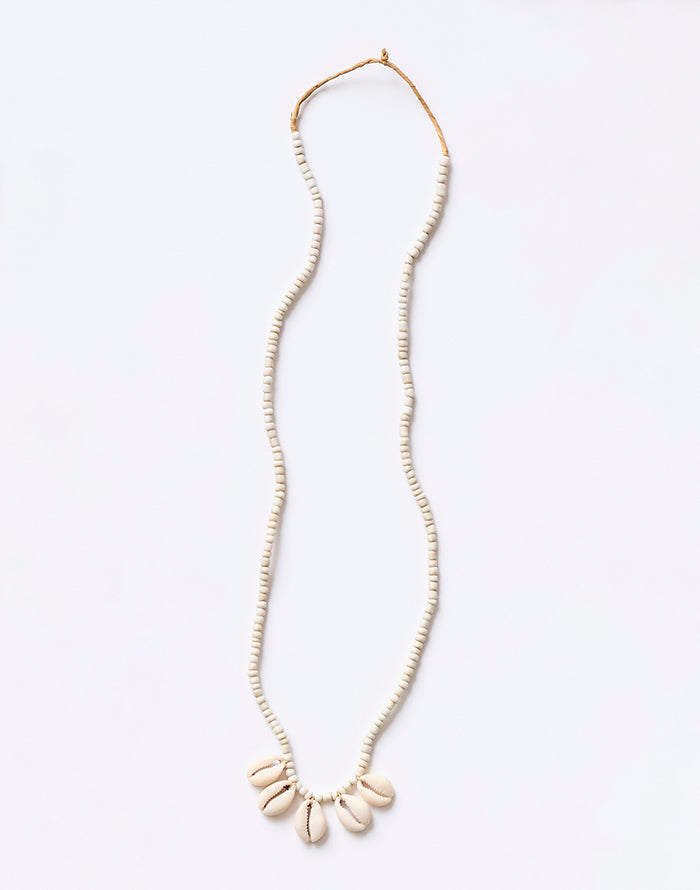 Cowrie Layer Necklace Set: Multi