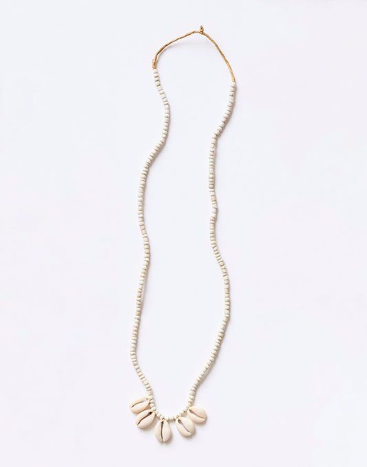 Cowrie Layer Necklace Set: Multi
