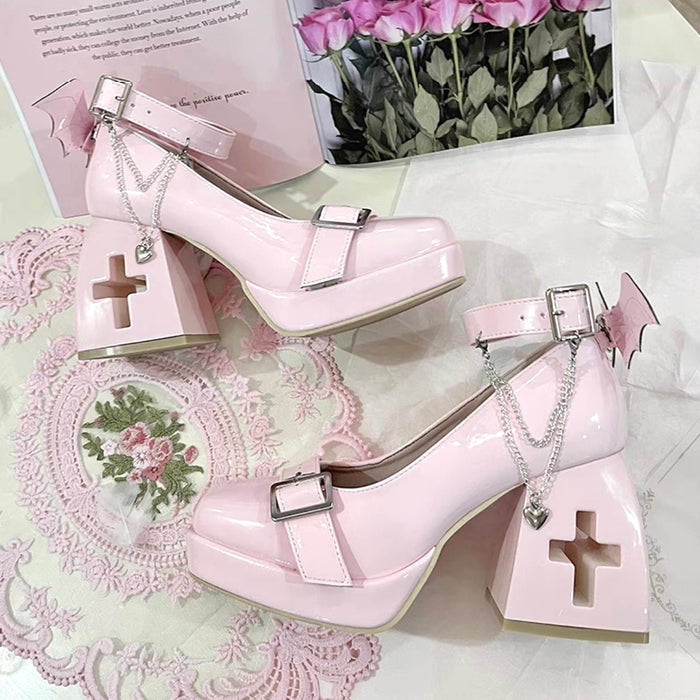 ♡ Cross Punk ♡ - High Heels