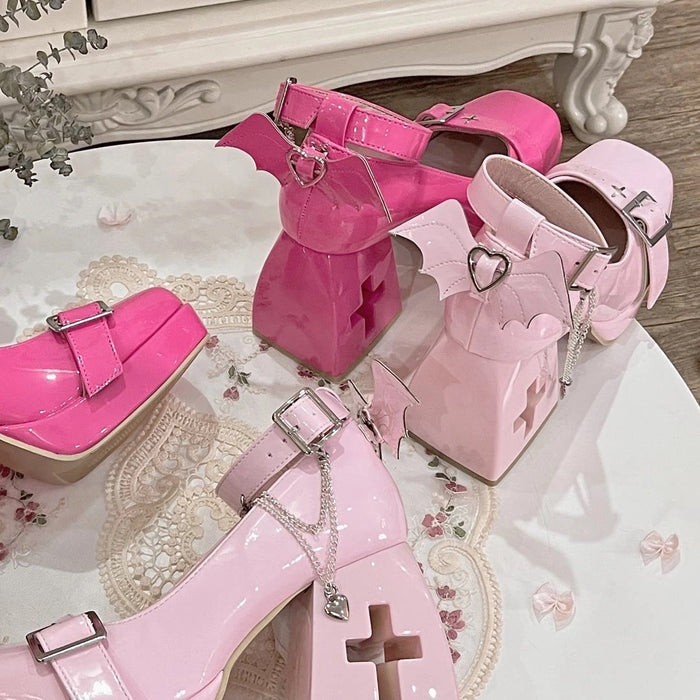 ♡ Cross Punk ♡ - High Heels