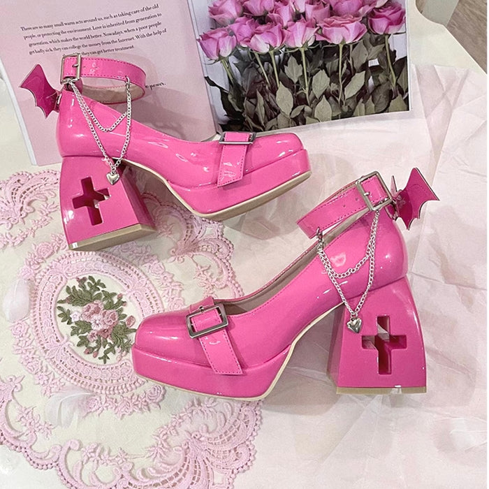 ♡ Cross Punk ♡ - High Heels