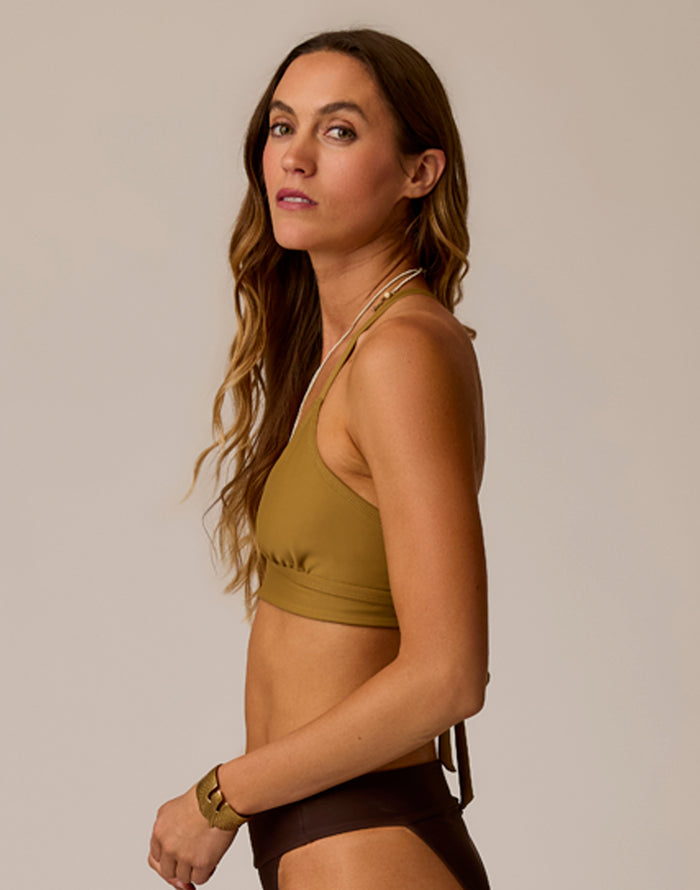 Dahlia Compression Top: Golden