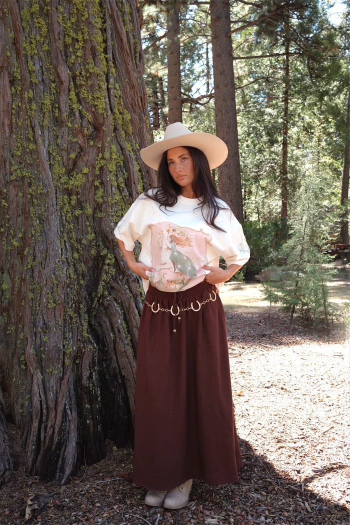 Daisy May Linen Maxi Skirt