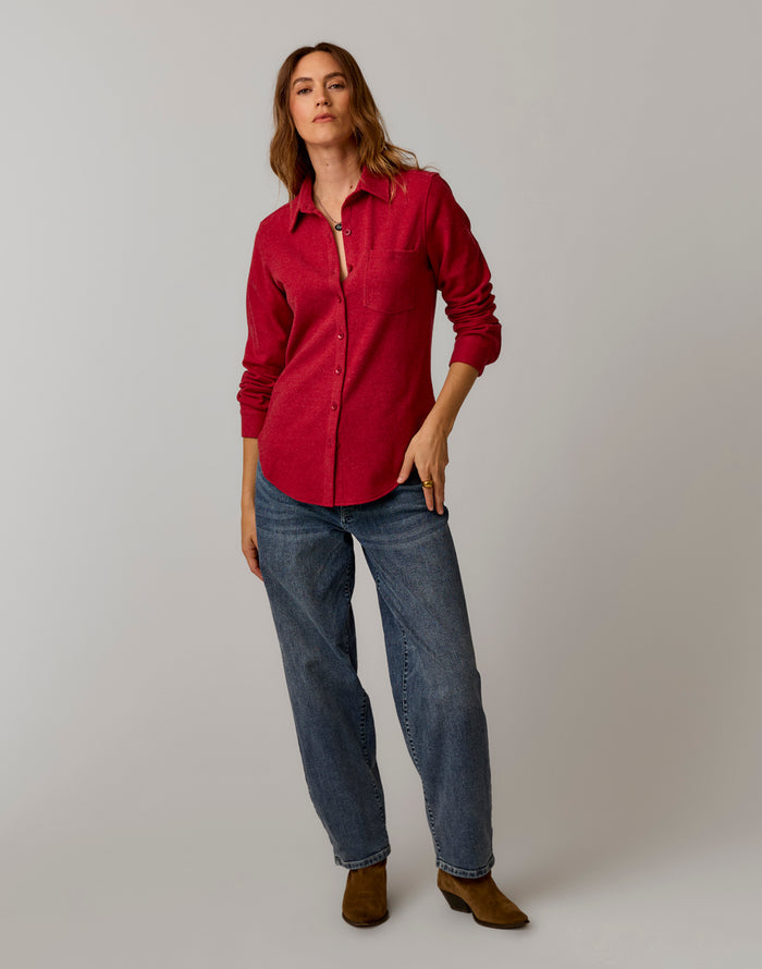 Dana Barrel Pant: Blue Ridge
