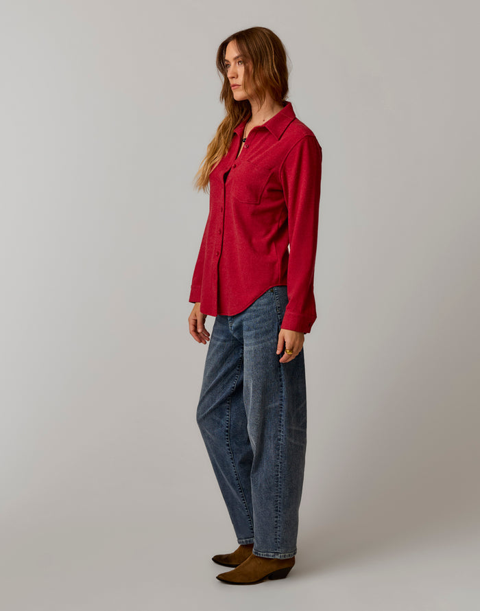 Dana Barrel Pant: Blue Ridge