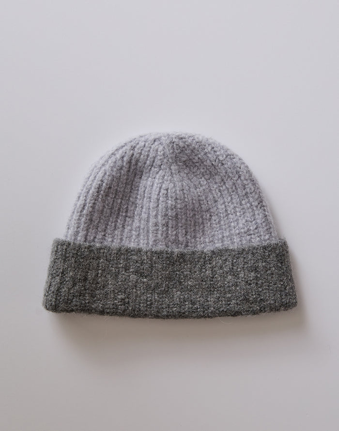 Darcy Wool Beanie: Grey