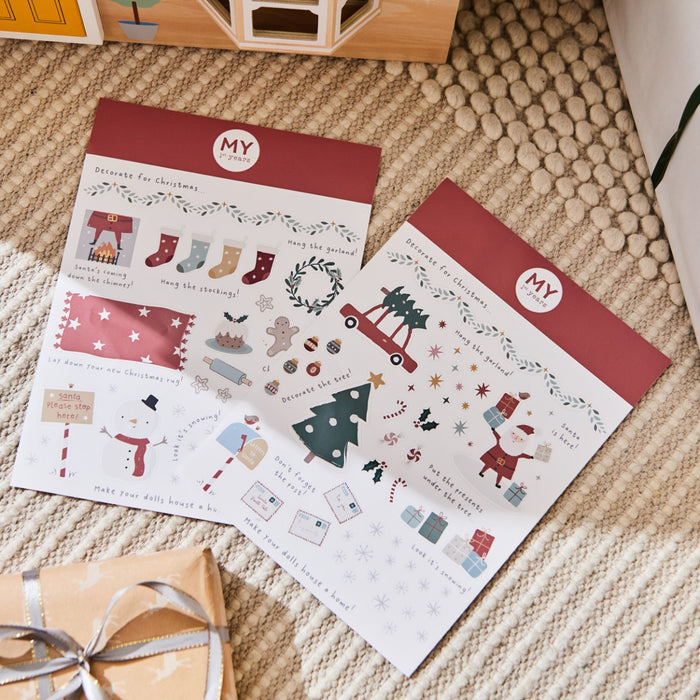 Dolls House Add-On Christmas Stickers
