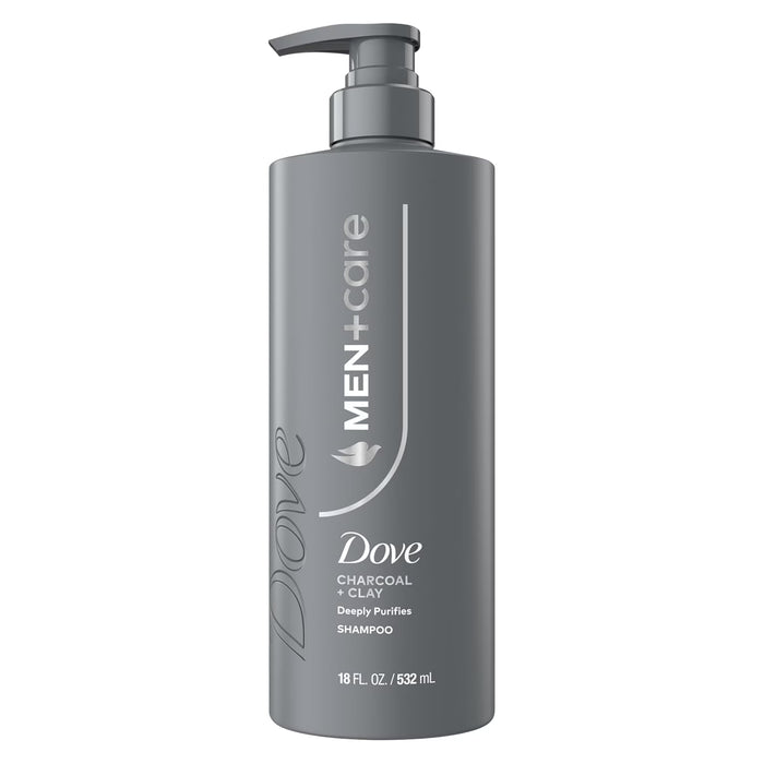 Dove Men+Care Charcoal + Clay Protein Power 2-in-1 Shampoo and Conditioner - 18 oz - 4 Pack