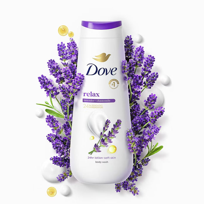 Dove Relax, Exfoliate & Restore Body Wash Variety, 3 Pack - 23 oz