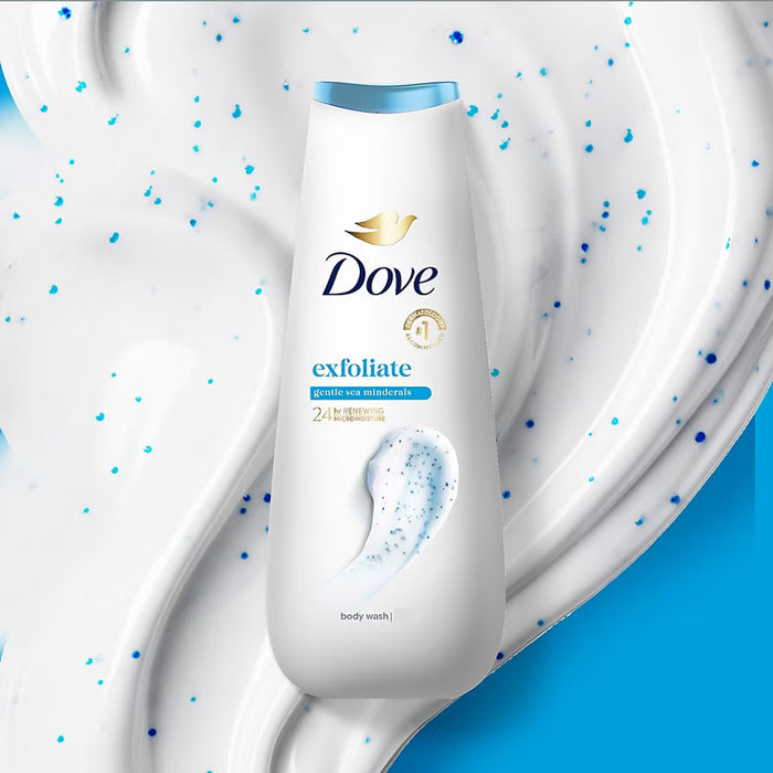 Dove Relax, Exfoliate & Restore Body Wash Variety, 3 Pack - 23 oz