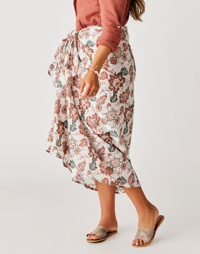 Dylan Gauze Sarong: Cloud Taj - FINAL SALE