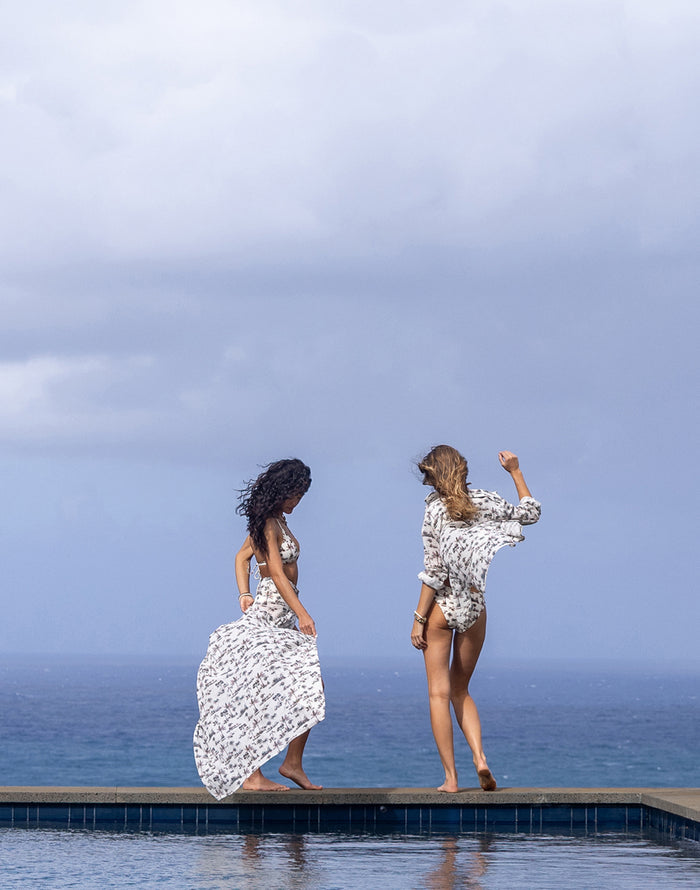 Dylan Gauze Sarong: Toile