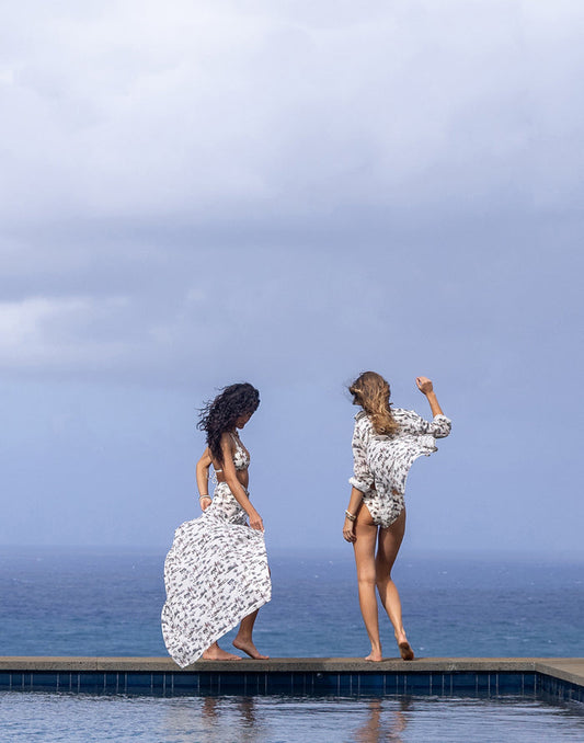 Dylan Gauze Sarong: Toile
